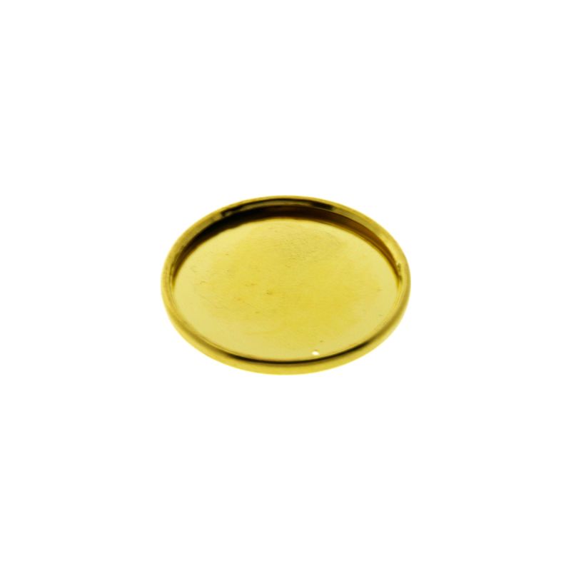 Base redonda exterior Ø29mm, interior Ø25mm para piedra Ø25mm