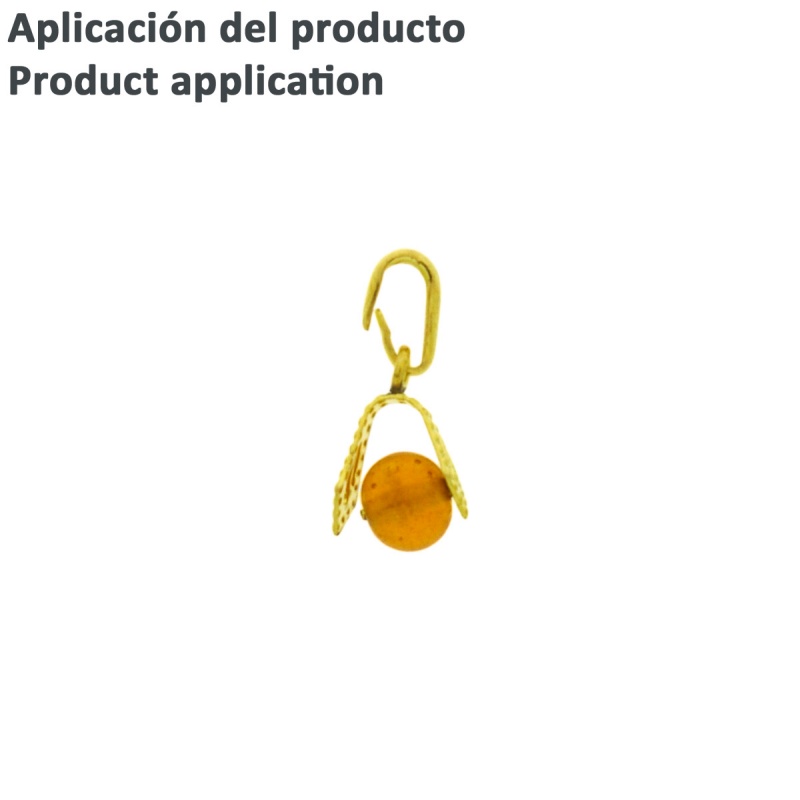 Set portacolgante 8x5mm con espigón de Ø 0,5mm + Portacolgante ref. 114590000