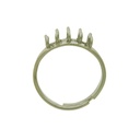Anillo regulable con 10 anillas
