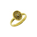 Anillo regulable con adorno 9x11mm con 11 similes PP9/PP11