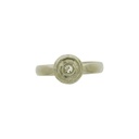 Anillo regulable con adorno Ø7mm con simil PP10