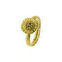 Anillo regulable con adorno Ø9mm con simil PP12