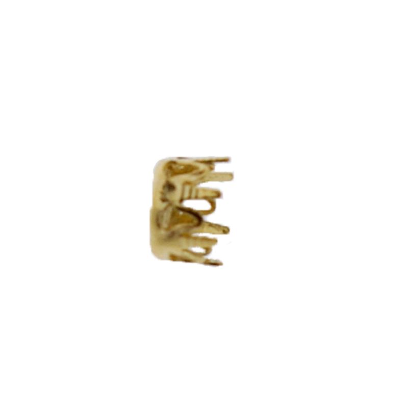 Montura de latón con garras para strass Ø 6mm
