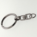 Llavero con quitavueltas, exterior Ø28mm. Con anilla ref. 320760000