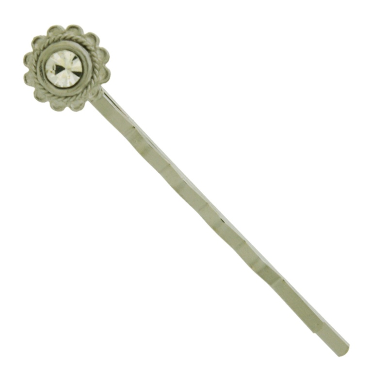 Pasador pelo 55x2mm con adorno Ø11,5mm y simil SS22