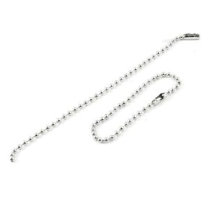 Cadenita de bolas Ø2,4mm niquelada portaobjetos