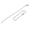 Cadenita de bolas Ø2,4mm niquelada portaobjetos