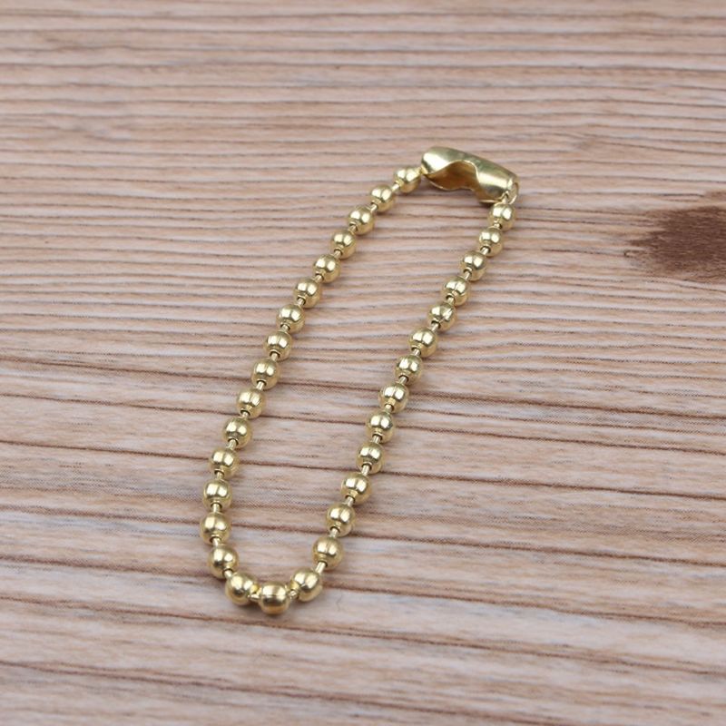 Cadenita de bolas Ø2,4mm niquelada portaobjetos