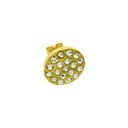 Clou d'oreille rond Ø15,4mm pour 19 strass PP19
