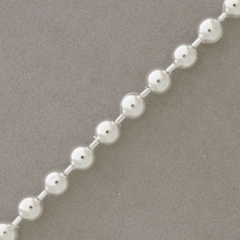Chaîne de boules en laiton boules largeur Ø 6mm