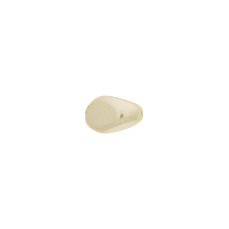 Perla ovalada irregular 13x9mm 2 agujeros