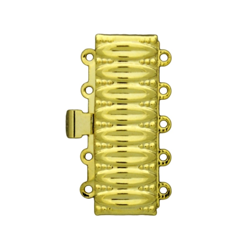 [230240500] Necklace clasp 30x16mm 5 strands