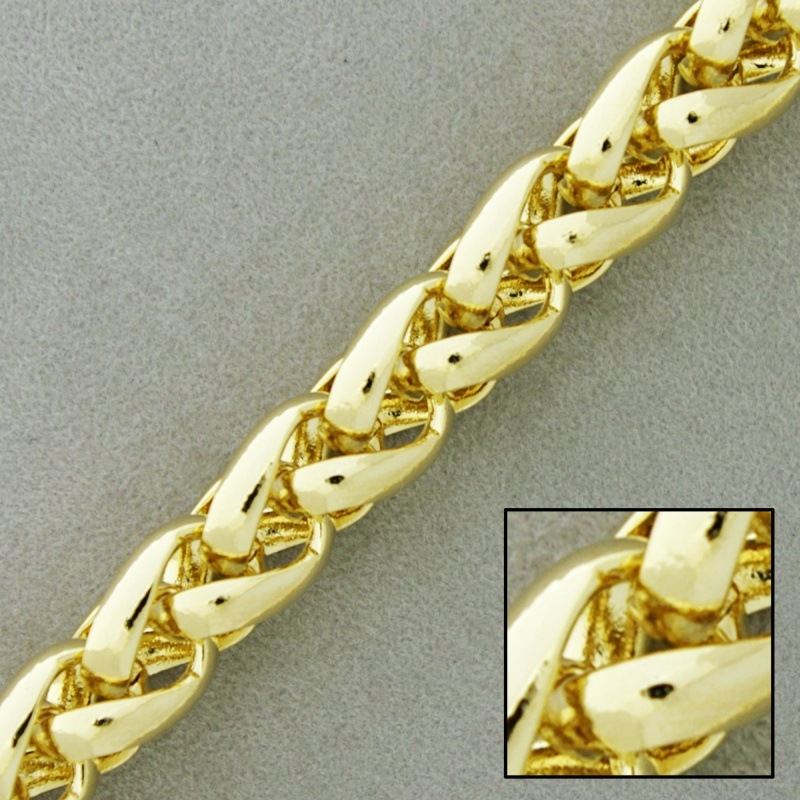 Chaîne corde en laiton largeur 11,5mm