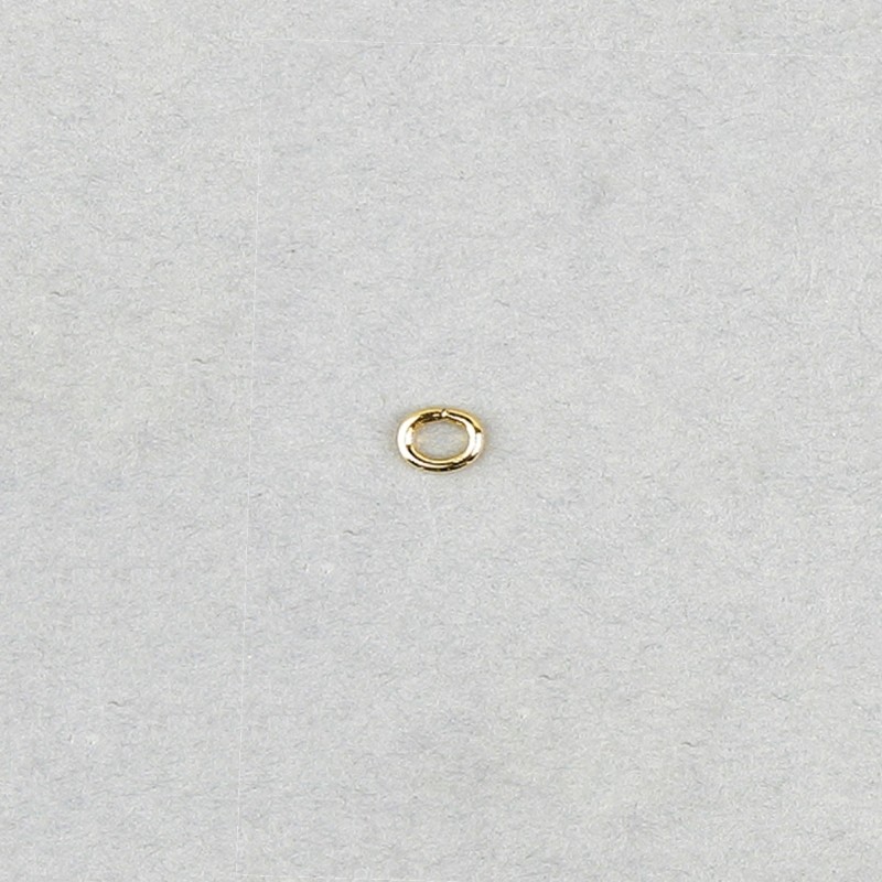 Jumpring oval open 4,3x3,3xØ 0,8mm