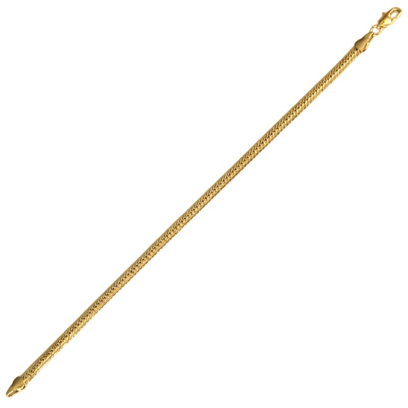 Pulsera 18,5cms latà³n ancho 3,6mm