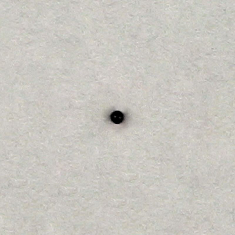Bola plástico Ø 2,5mm color negro