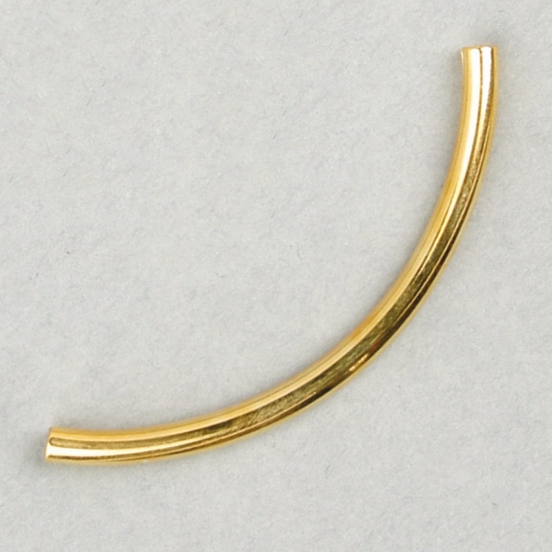 Curved tube 3x50mm. Hole Ø 2mm