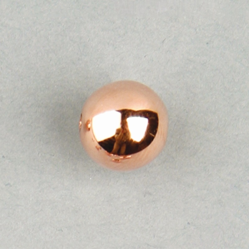 Boule métallisée Ø 20mm. Trou Ø 2,5mm