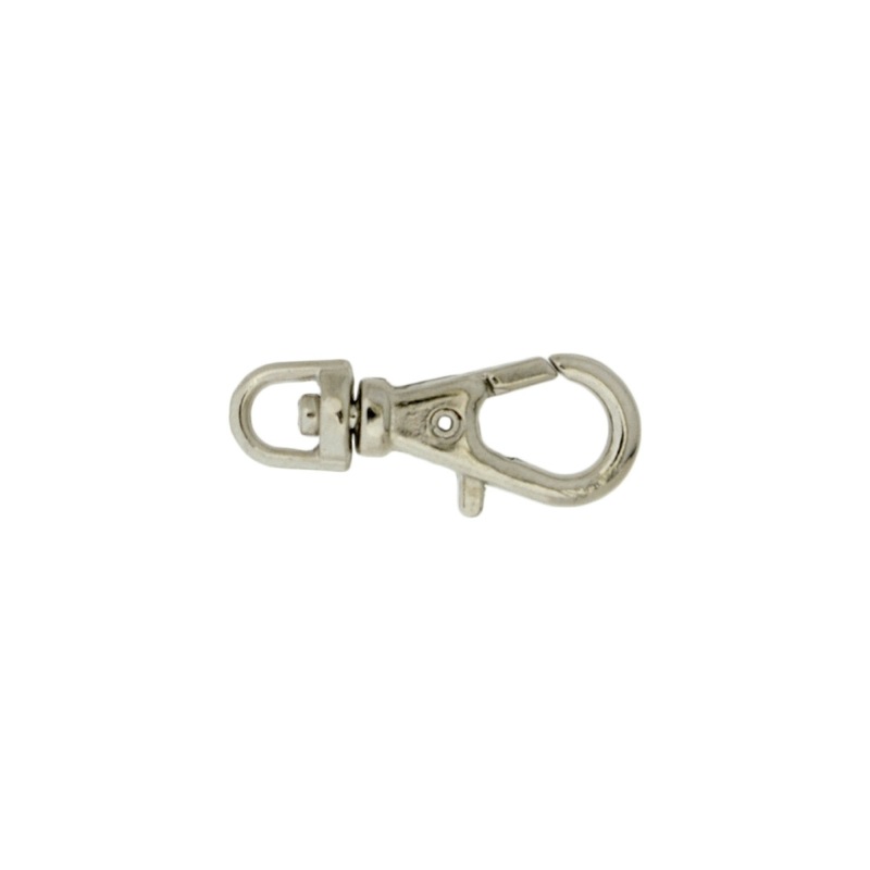 Nickel plated pewter lobster clasp 23mm