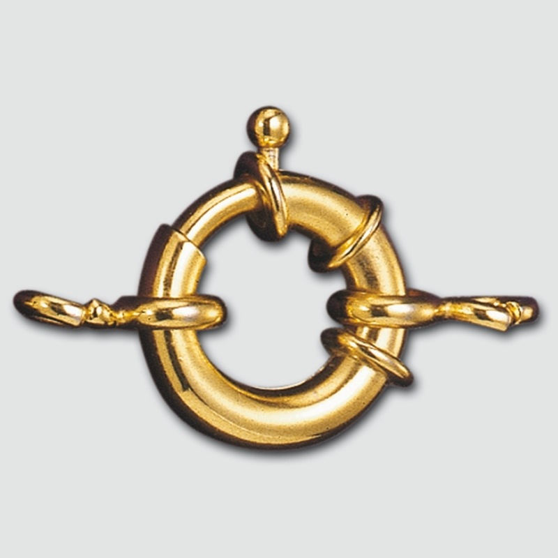 [228011800] Spring ring clasp Ø 18mm + 2 ends