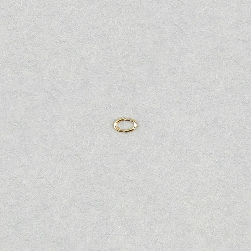 Anneau ouvert ovale 4x2,8xØ 0,6mm