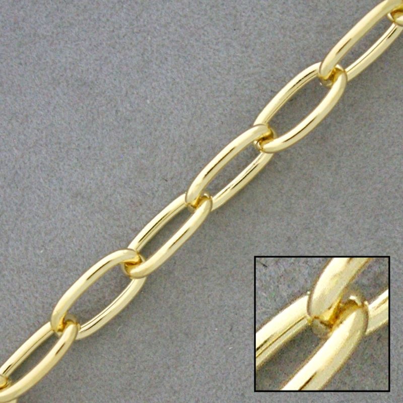Anchor brass chain width 8,7mm