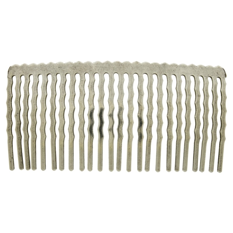 Peineta metálica 78x38mm (24 púas)