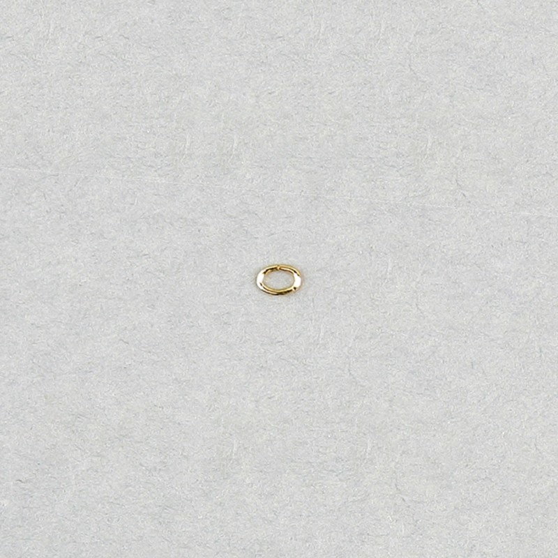 Anneau ouvert ovale 4x2,5xØ 0,5mm