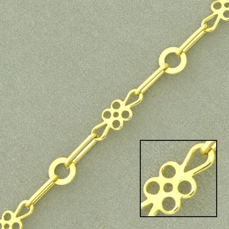 Chaîne en laiton largeur 6mm
