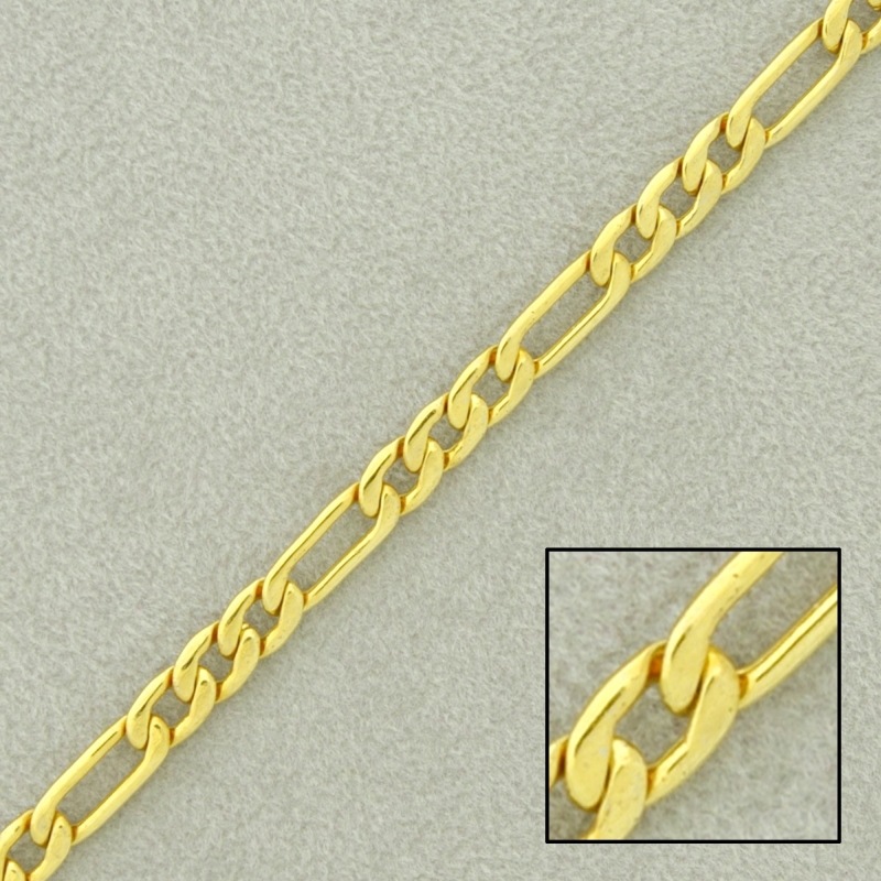 Cadena de latón programada laminada ancho 4,1mm