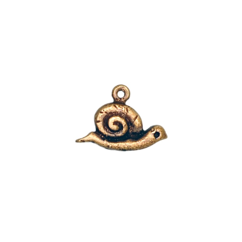 Snail pendant 18x12mm