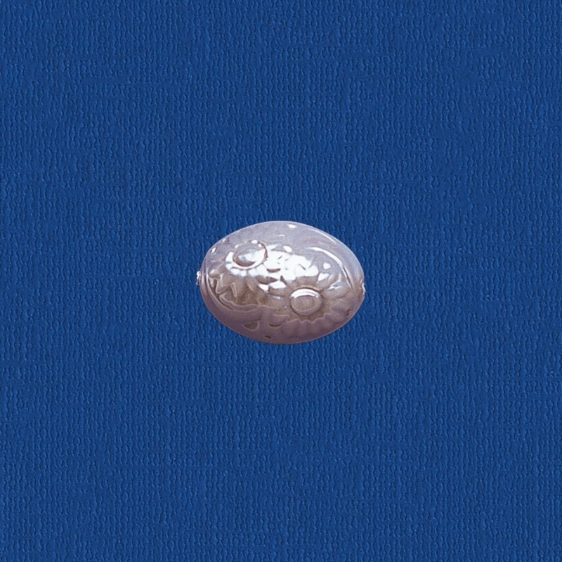[435130000] Baroque oval pearl 2 holes 14x20mm