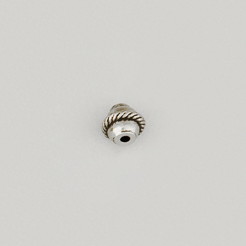 [115530000] Metal bead 8,5x8mm. Hole Ø 1,5mm