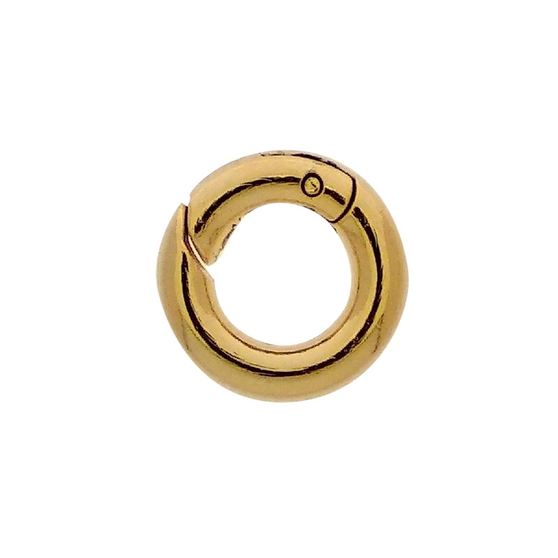 [228301500] Round zamak lobster clasp Ø 15mm(outer) x Ø 3,5mm wire