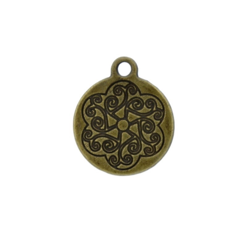 Pendentif rond 22x19mm