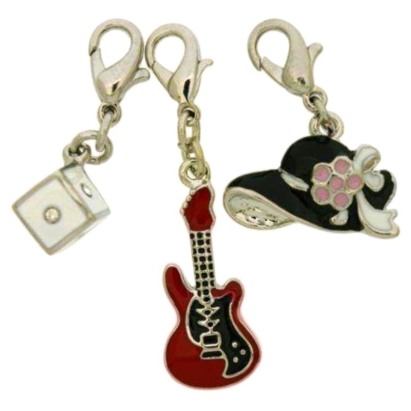 [125011500] Pack 3 enamelled pendants (nickel free)