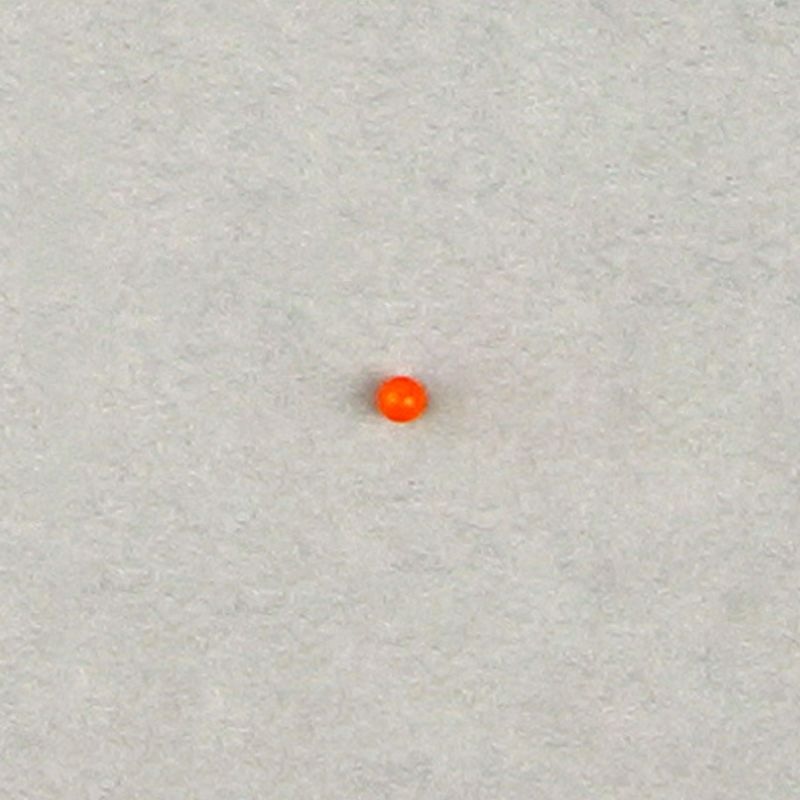 Bola plástico Ø 2mm color naranja