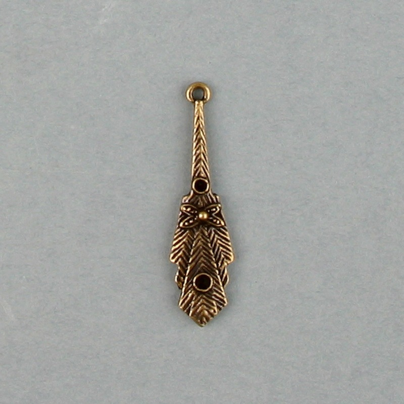 Fornitura 35x10mm con 2 alojamientos para símil.