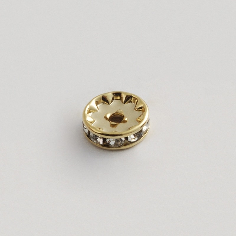 Rondelle strass Ø 10mm