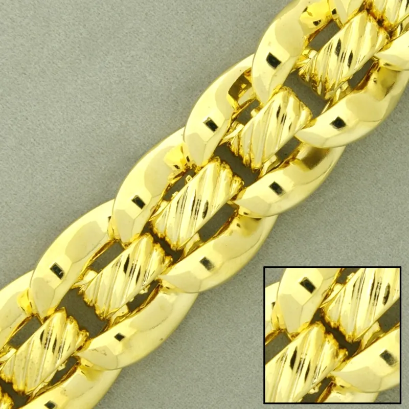 Cadena de latón ancho 17,5mm