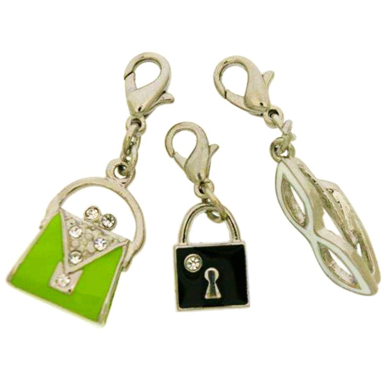 [125012300] Pack 3 colgantes esmaltados (sin níquel)