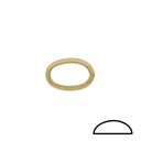 Anilla ovalada 15x10xØ 4mm abierta. Hilo de 1/2 caña