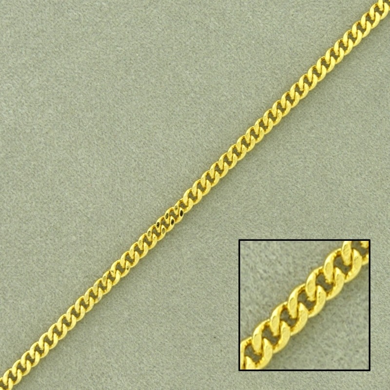 Curb brass chain width 2,3mm