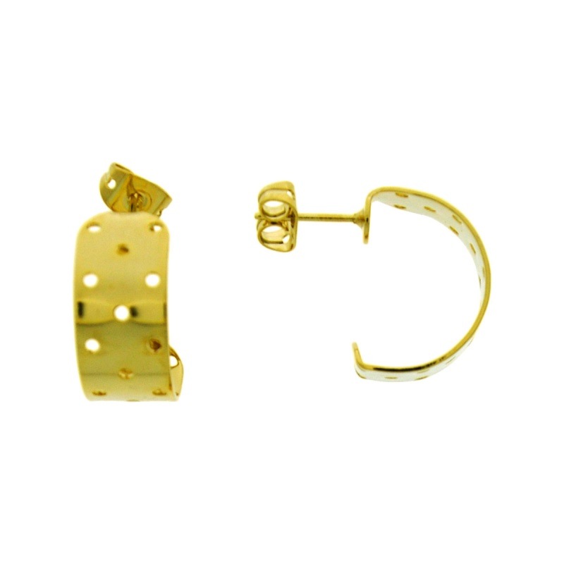 [810370000] Base de boucle d'oreille 17x8mm avec tige Ø0,7mm