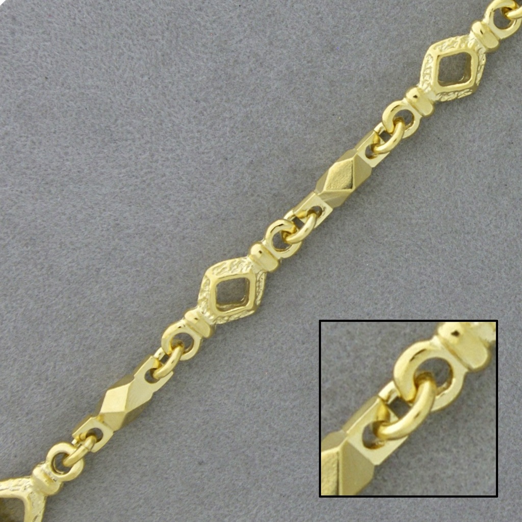 Brass chain width 8mm