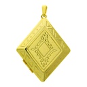 Rhombus box pendant 45x32mm