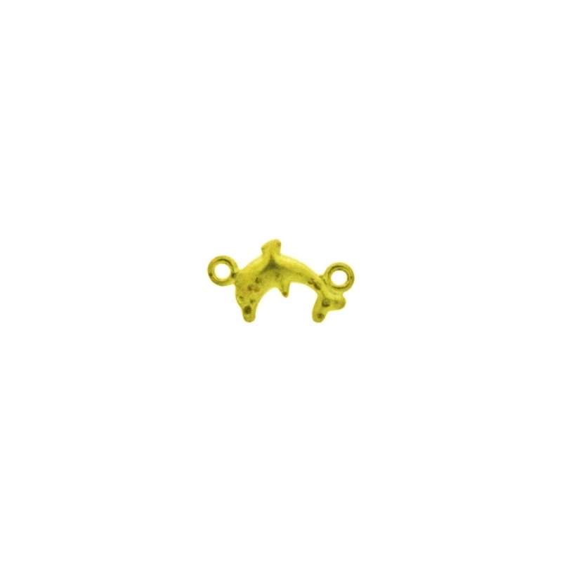 Intercalaire dauphin en laiton 11,9x6,8mm