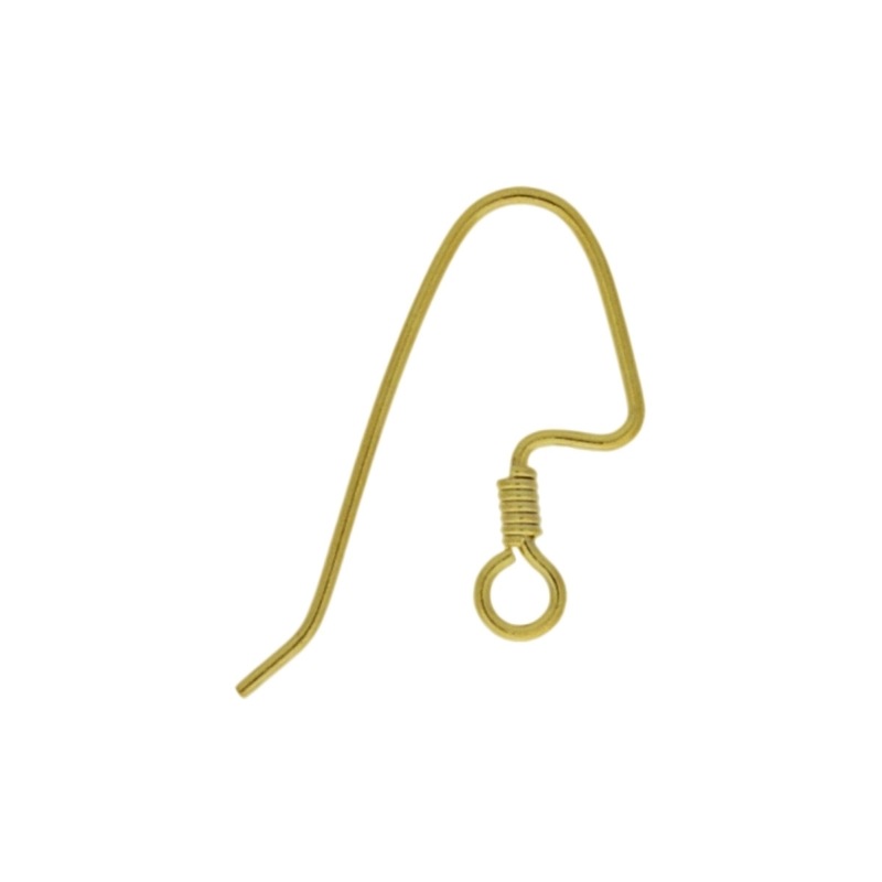[635330000] Fish hook earring 22x17mm. Wire Ø 0,7mm.