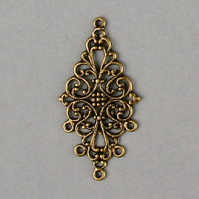 Filigree finding 48x25mm