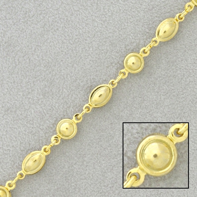 Cadena de latón ancho 5,2mm